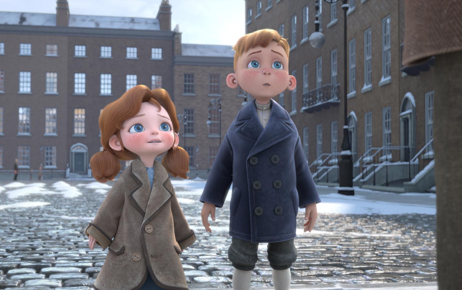 A still from animated holiday special Angela's Christmas 2