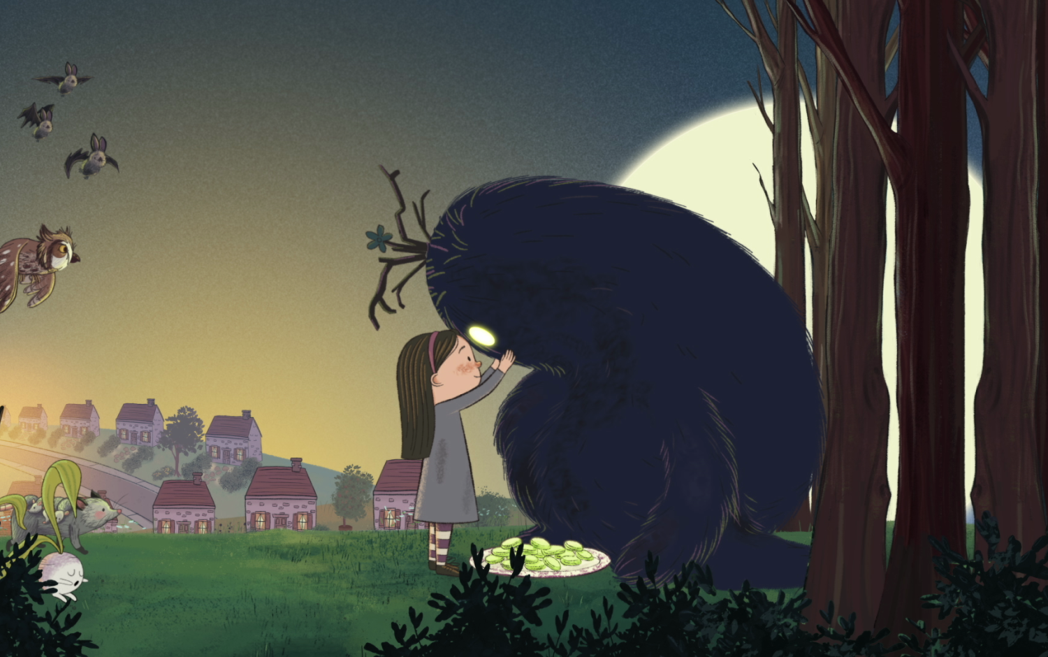 Millie Fleur Trailer Image - Millie with Monster friend