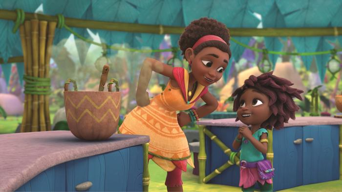 A still from the animated series Eureka!