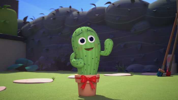 A still from animated short film Pins and Needles