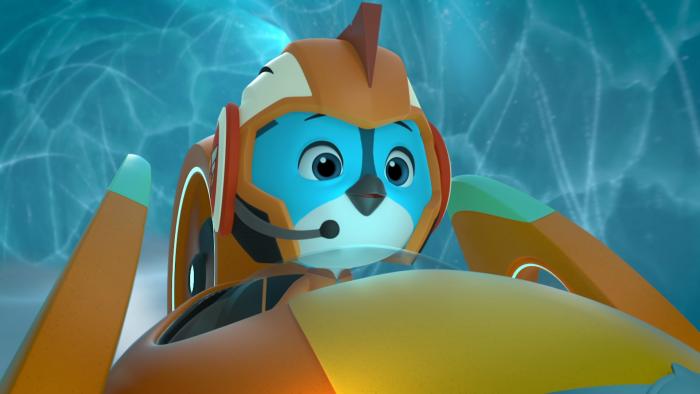 An image from the animated series Top Wing